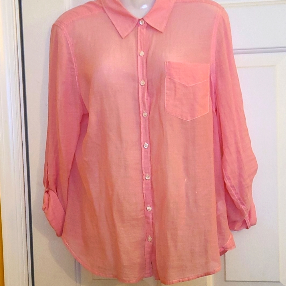 Authentic American Heritage Pink Button Down Shirt